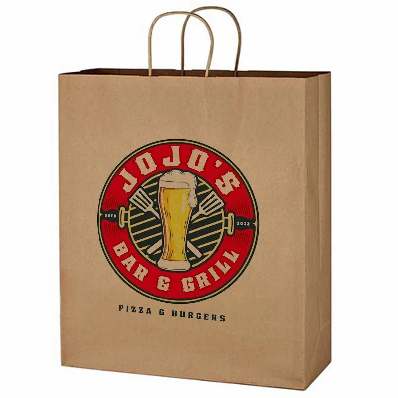 Kraft Paper Tote Bags - Imprint Now - UK