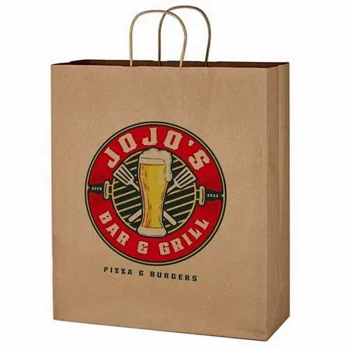 Kraft Paper Tote Bags - Imprint Now - UK
