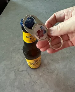 ImprintNow.co.uk - Multi-use Alloy Bottle Opener Keychain