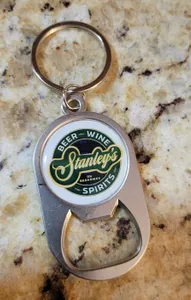 ImprintNow.co.uk - Multi-use Alloy Bottle Opener Keychain