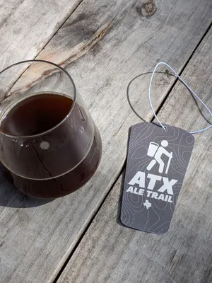 Custom Shape Air Freshener - Brewery Passport Pass Half Full PartyHalfway through season give away for collecting 10 stamps users go to breweries around central TX to collect stamps and passport perks when they visit Air fresheners stay in their car on their journey and remind them to keep at it
