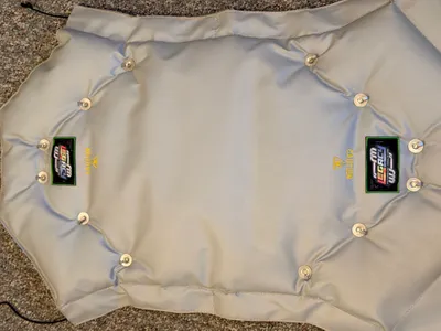 Printed Patches - Patches on high temperature pads for steam pipes