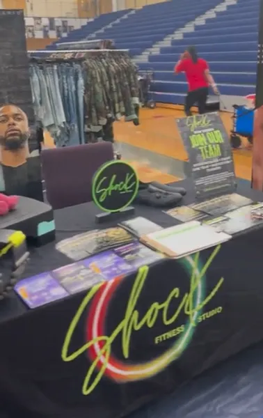 We set up our information table at the East Point College Park Alumnae Chapters Crimson and Cream Festival