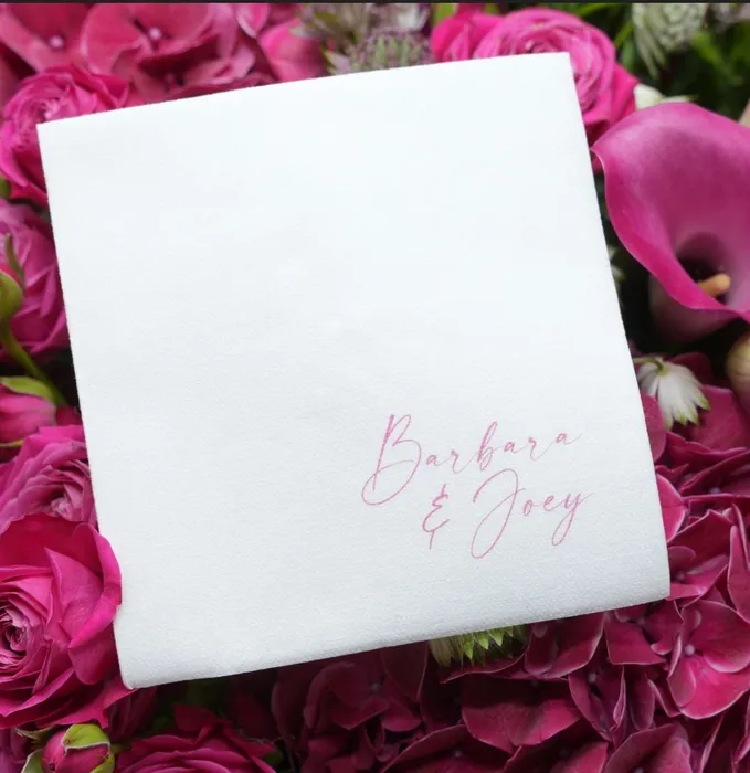 ImprintNow.co.uk - Custom Linen Beverage Napkin