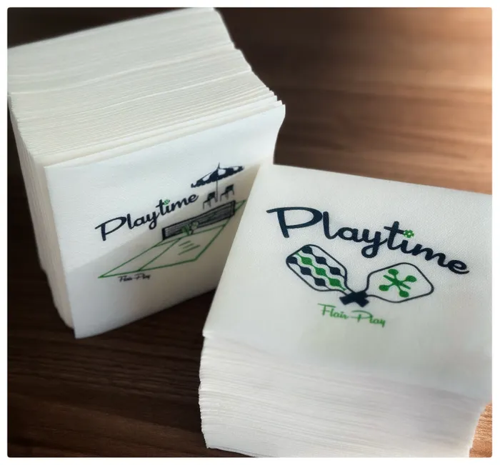 ImprintNow.co.uk - Custom Linen Beverage Napkin