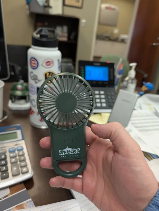 ImprintNow.co.uk - Rechargeable Carabiner Hand Fans