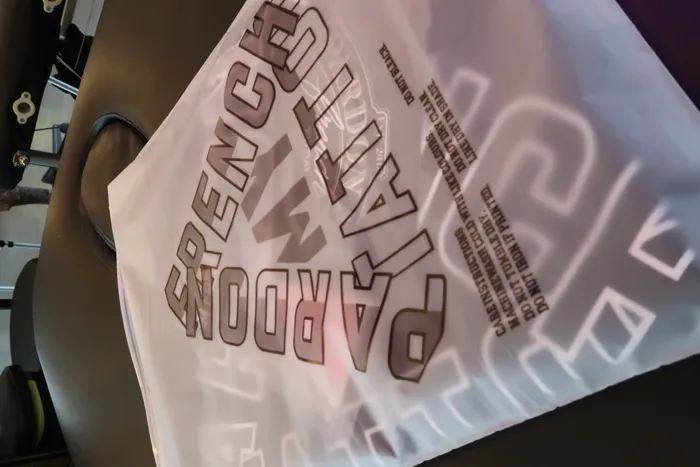 ImprintNow.co.uk - Zipper Frosted Bag