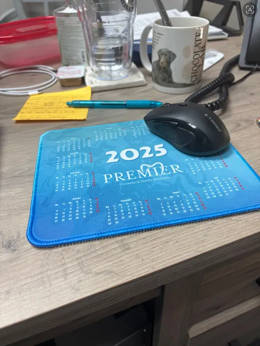 ImprintNow.co.uk - Light Blue Calendar Mouse Pad
