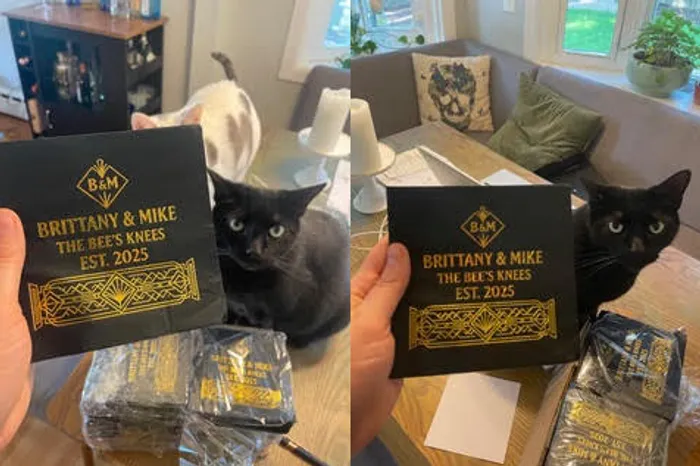 ImprintNow.co.uk - Custom Foil Stamped Beverage Napkin