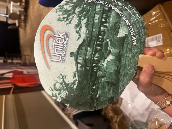 ImprintNow.co.uk - Circle Hand Fans