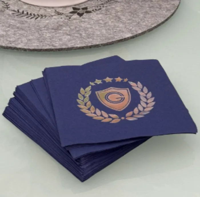 ImprintNow.co.uk - Custom Foil Stamped Beverage Napkin