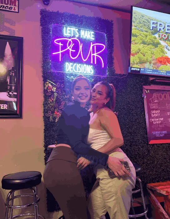ImprintNow.co.uk - Let's Make Pour Decisions Neon Signs