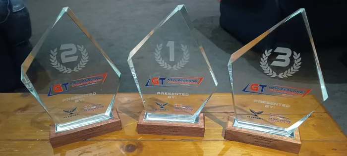 ImprintNow.co.uk - Pointed Crystal Trophy on Wooden Base