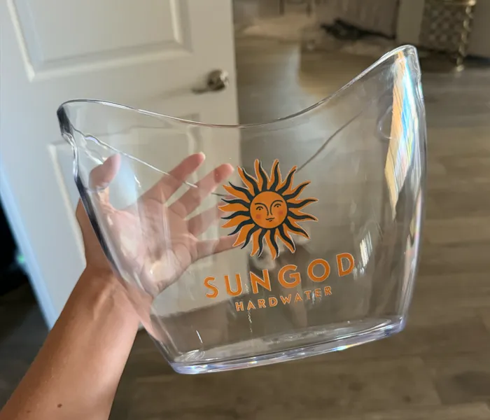 ImprintNow.co.uk - Curved Dual-Handle Drink Buckets