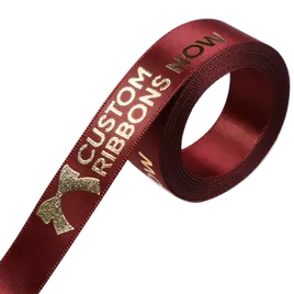 Double Face Satin Ribbon - Imprint Now - UK