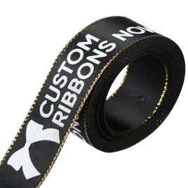 Metallic Edge Satin Ribbon - Imprint Now - UK