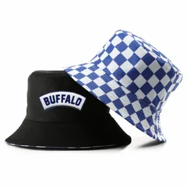 Checkered Cotton Bucket Hat - Imprint Now - UK