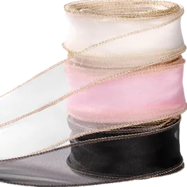 Blank Metallic Edge Wavy Ribbon - Imprint Now - UK