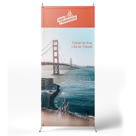 Korean Style X Banner Stands - Imprint Now - UK