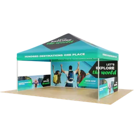 Custom Outdoor Canopy Tents Waterproof 4.6 m x 3 m - Imprint Now - UK