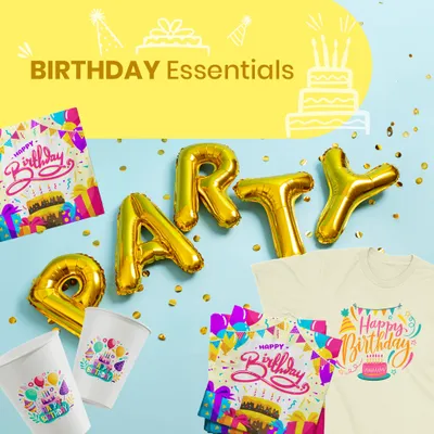 Birthday Essentials - Imprint Now - UK