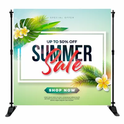 Top & Bottom Pole Pocket - Imprint Now - UK