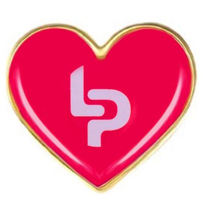 Heart Lapel Pin Heart Lapel Pin - Imprint Now - UK
