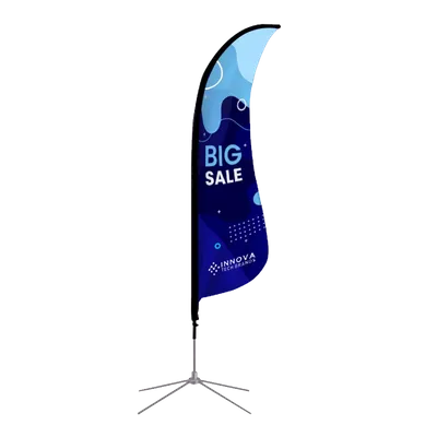 Shark Fin Flag - Imprint Now - UK