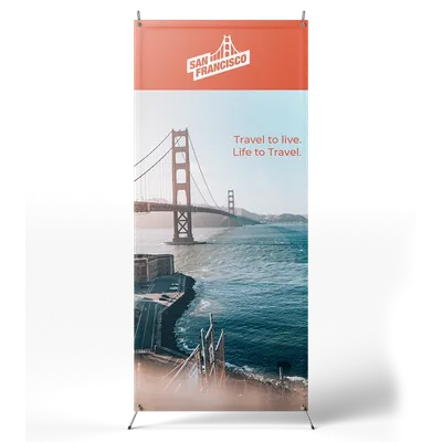 Korean Style X Banner Stands - Imprint Now - UK