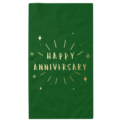 Custom Foil Stamped Towel Napkin - Imprint Now - UK