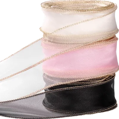 Blank Metallic Edge Wavy Ribbon - Imprint Now - UK