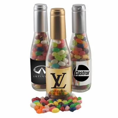 Champagne Bottle w/Jelly Bellies 8" - Imprint Now - UK
