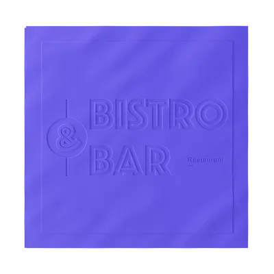 Custom Debossed Beverage Napkin - Imprint Now - UK