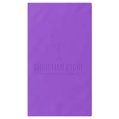 Custom Debossed Guest Towel Napkin - Imprint Now - UK