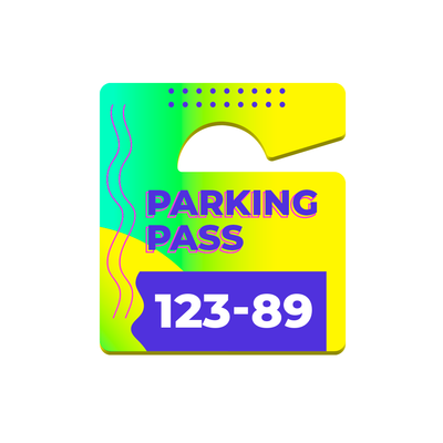 2.75 in. x 3 in. Parking Passes