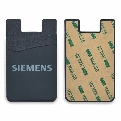 Silicone Phone Wallet Dual Card Holder - Imprint Now - UK