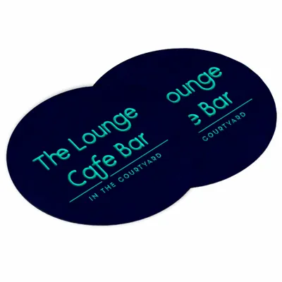 Cotton & Linen Embroidered Coasters - Imprint Now - UK