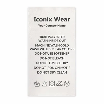 Printed Care Labels - Imprint Now - UK