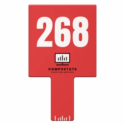 Paddle Shape Auction Paddles - Imprint Now - UK