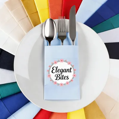 Custom Pocket Napkin - Imprint Now - UK