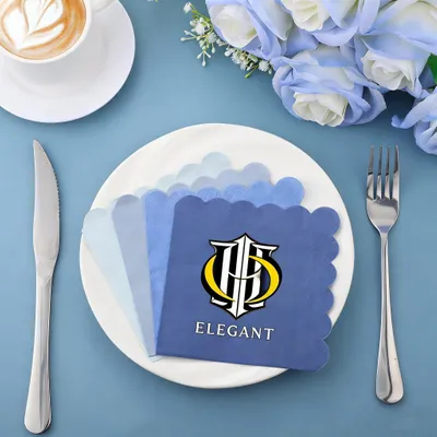 Scallop Beverage Napkins - Imprint Now - UK