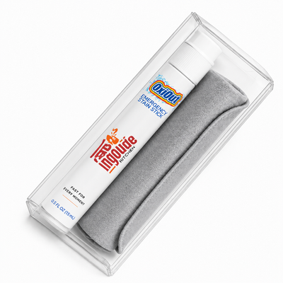OxiOut Emergency Stain Stick Travel Kits with Premium Microfibre Cloths