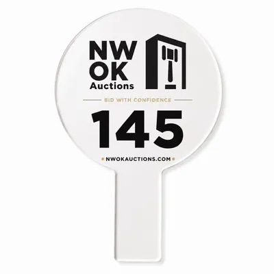 Foam Auction Paddles - Imprint Now - UK