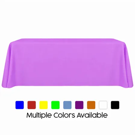 Blank Rectangle Table Throw Cover - Imprint Now - UK