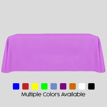 Blank Rectangle Table Throw Cover - Imprint Now - UK