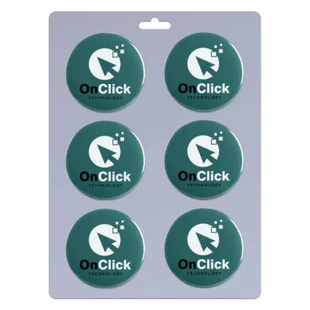 6 pack_Round Lapel Pin 1.25 inch - Imprint Now - UK