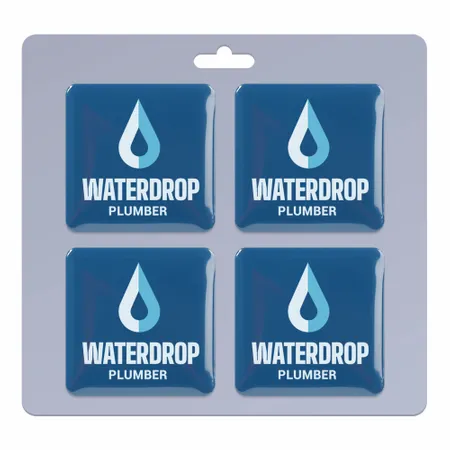 4 pack_Square Lapel Pin 1.25 inch - Imprint Now - UK