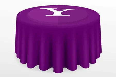 Custom Round Table Covers - Imprint Now - UK