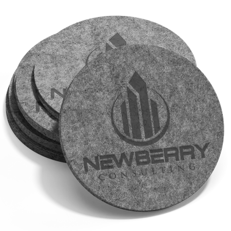 Absorbent Felt Coaster - Imprint Now - UK