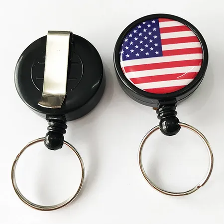 Epoxy Clasp Reel Keychain Epoxy Clasp Reel Keychain - Imprint Now - UK